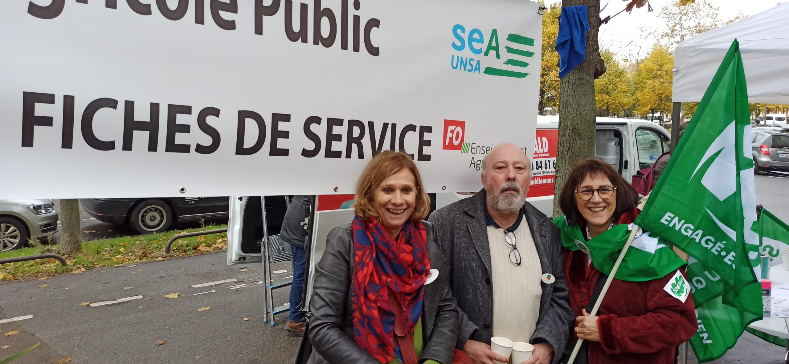 Mobilisation à Paris contre la manipulation de nos fiches de service « Vos représentants AuRA »