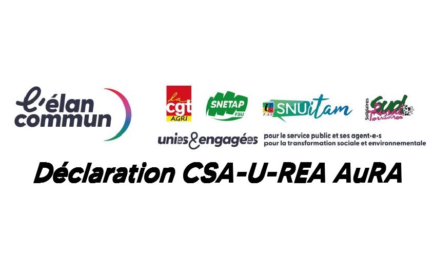 You are currently viewing Déclaration liminaire au CSA U REA 16/01/2025