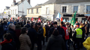 Manifestants à Blois
