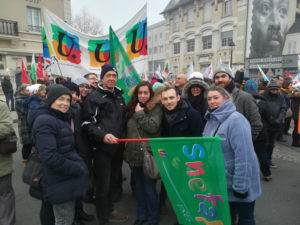 Manifestants à Montargis
