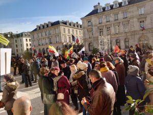 Manifestation du 10 décembre Reims