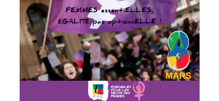 You are currently viewing 6 et 8 mars : journée internationale de lutte pour les droits des femmes