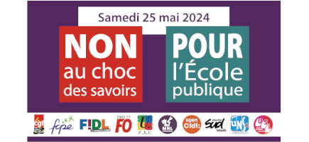 You are currently viewing L’enseignement agricole public mobilisé contre le choc des savoir le 25 mai