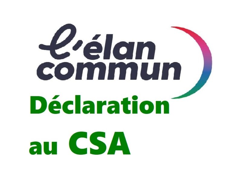 Lire la suite à propos de l’article CSA REA 17 juin 2026 – Déclaration Liminaire de l&rsquo;Elan Commun