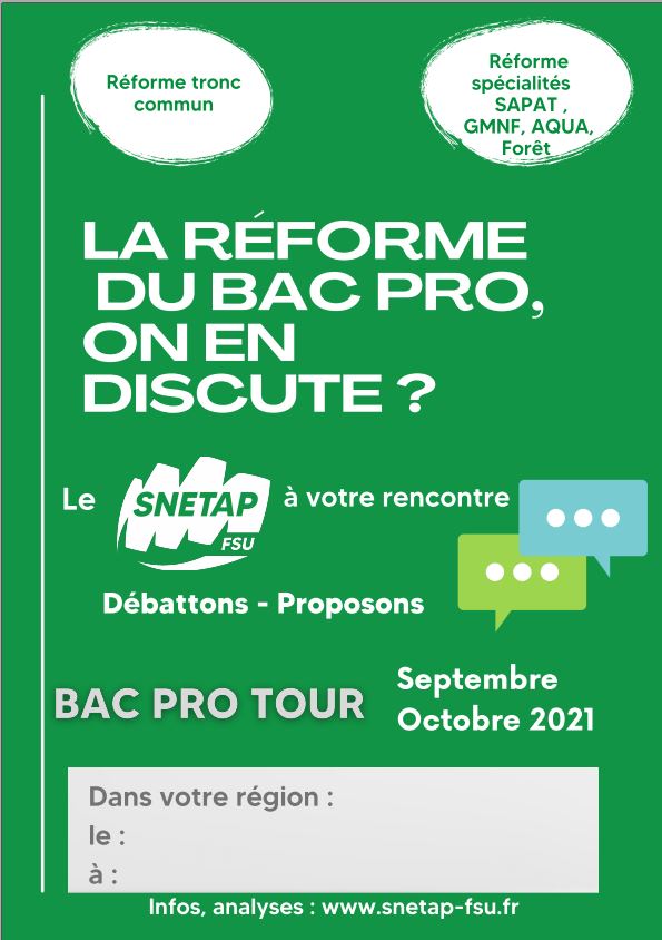 You are currently viewing Réforme du bac prof. agricole. Parlons en !