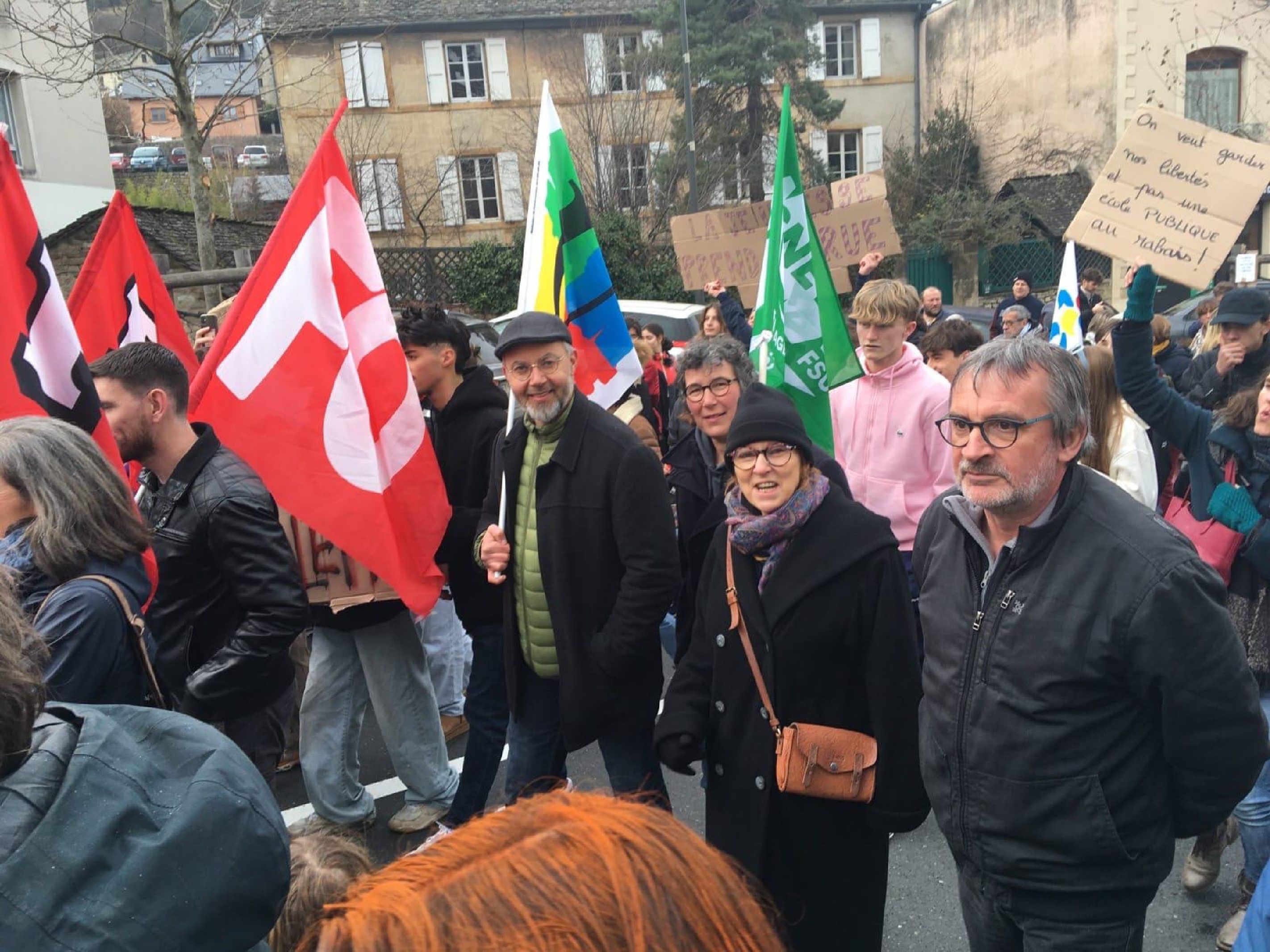 1er Février, la mobilisation en Occitanie : Tarbes, Toulouse, Mende, Villefranche…